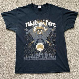 High On Fire Band Concert Tour T Shirt